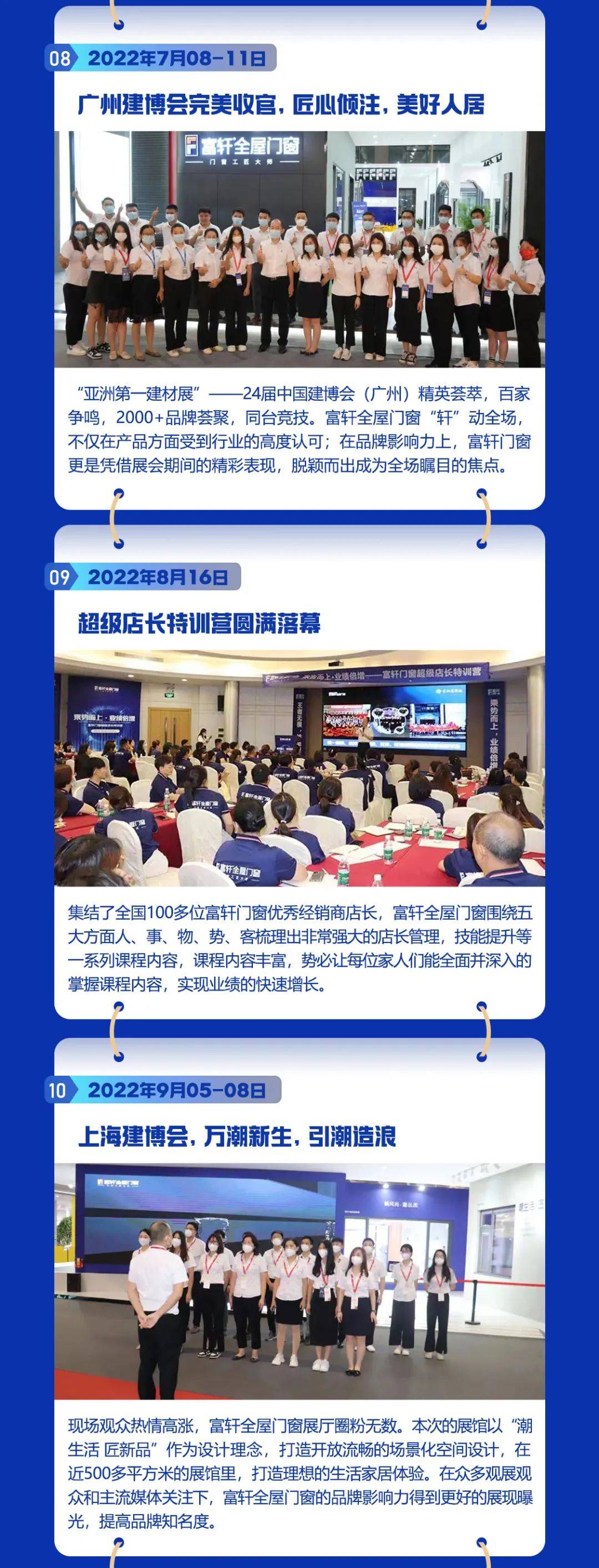 初心不改 勇往直前(qian) | 2022富(fu)軒全屋們(men)窗大(da)事件盤點 